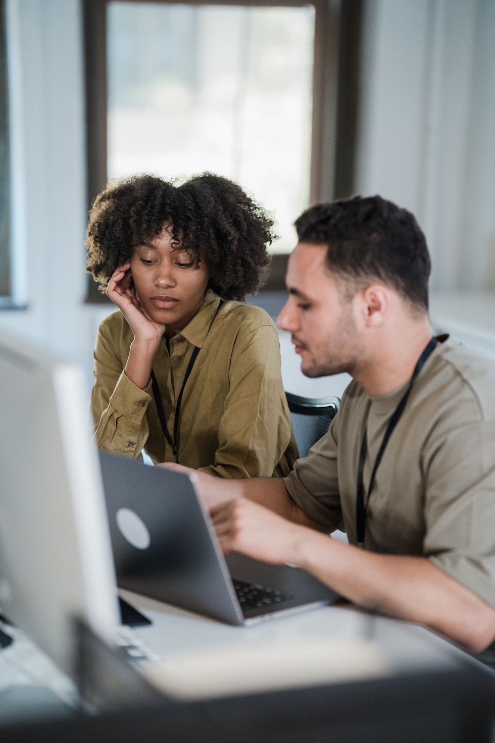 teamwork in an office setting